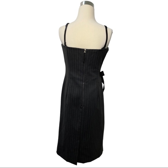Dolce & Gabbana Grey Pinstripe Dress - Picture 3 of 4